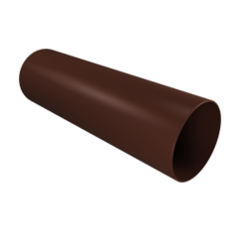 Труба водосточная пластиковая 3000 мм/87 мм, шоколад
